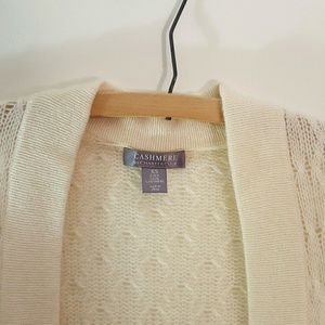 Charter Club cashmere long, biege Sweater